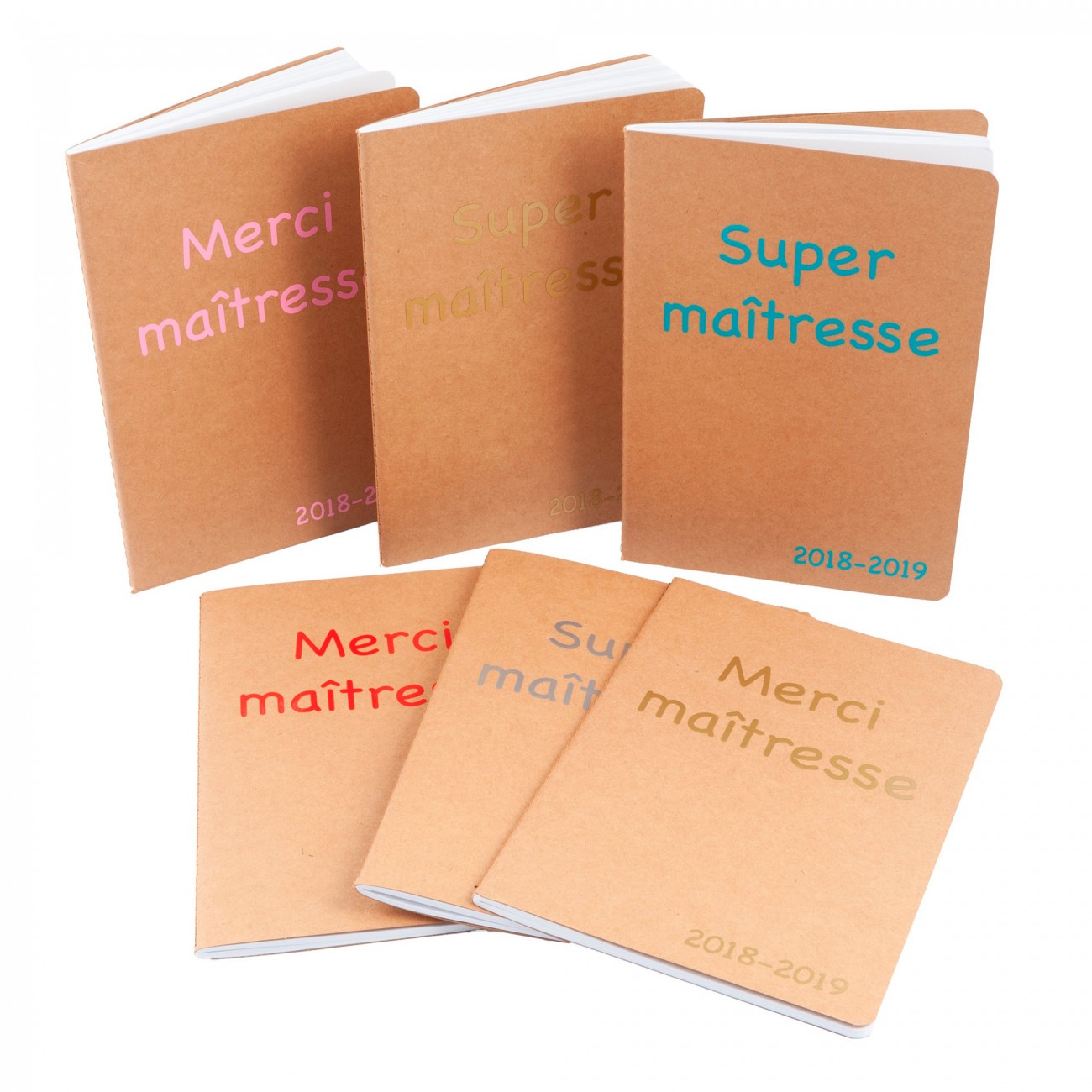 Cahier personnalisé Couleur Doré