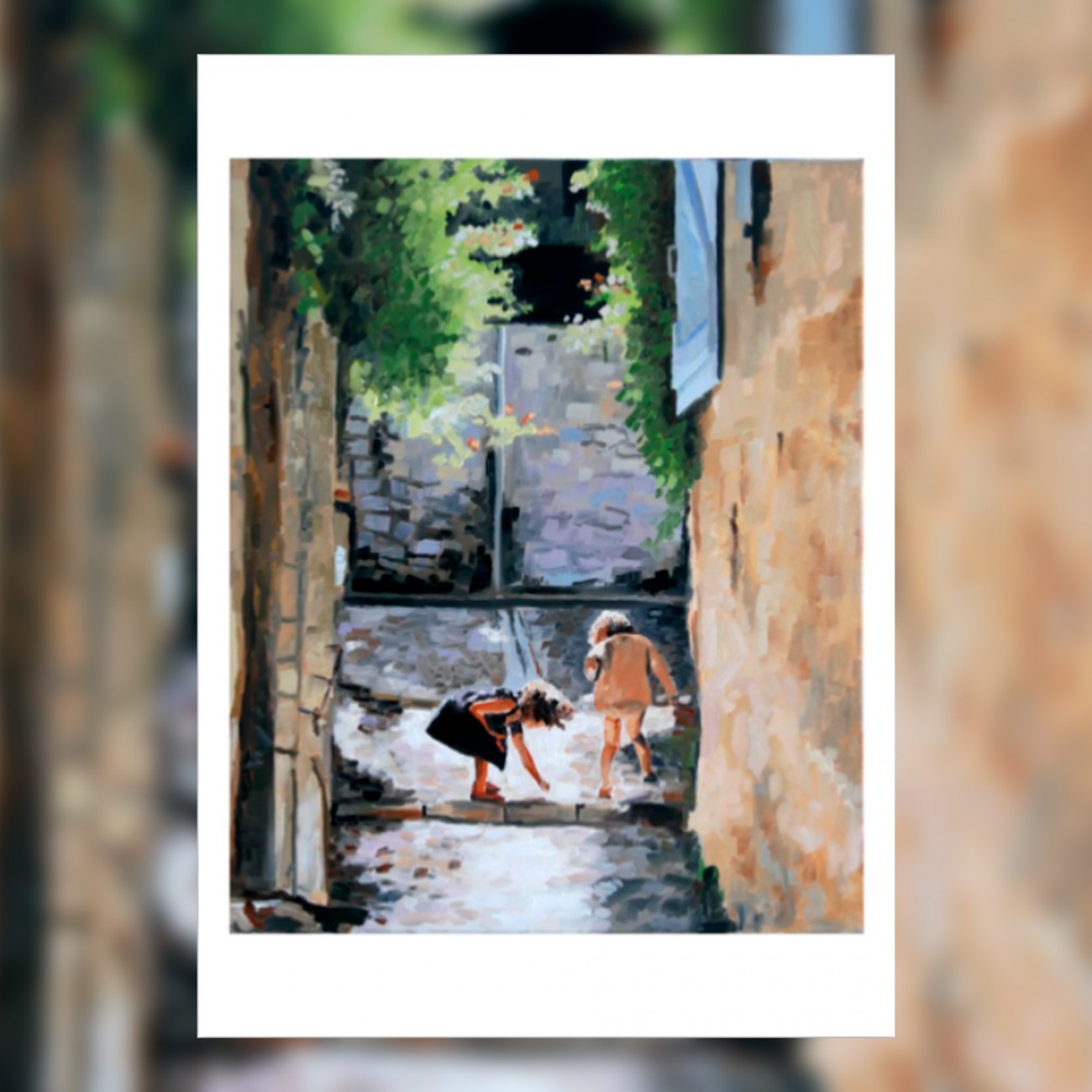 Marelle dans la ruelle Marelle dans la ruelle