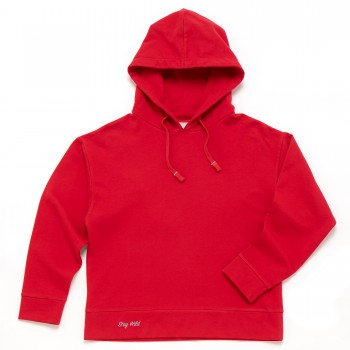 Hoodie STAY WILD Red Cherry