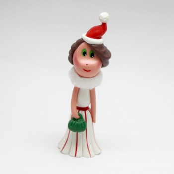 Mère noël et son sac vert 