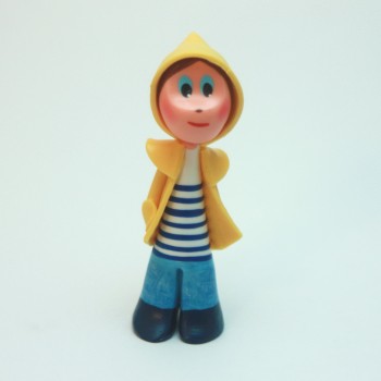 Breton et son ciré jaune 