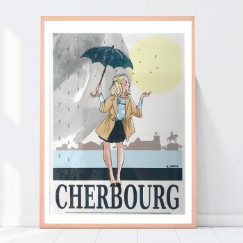 Affiche Cherbourg 