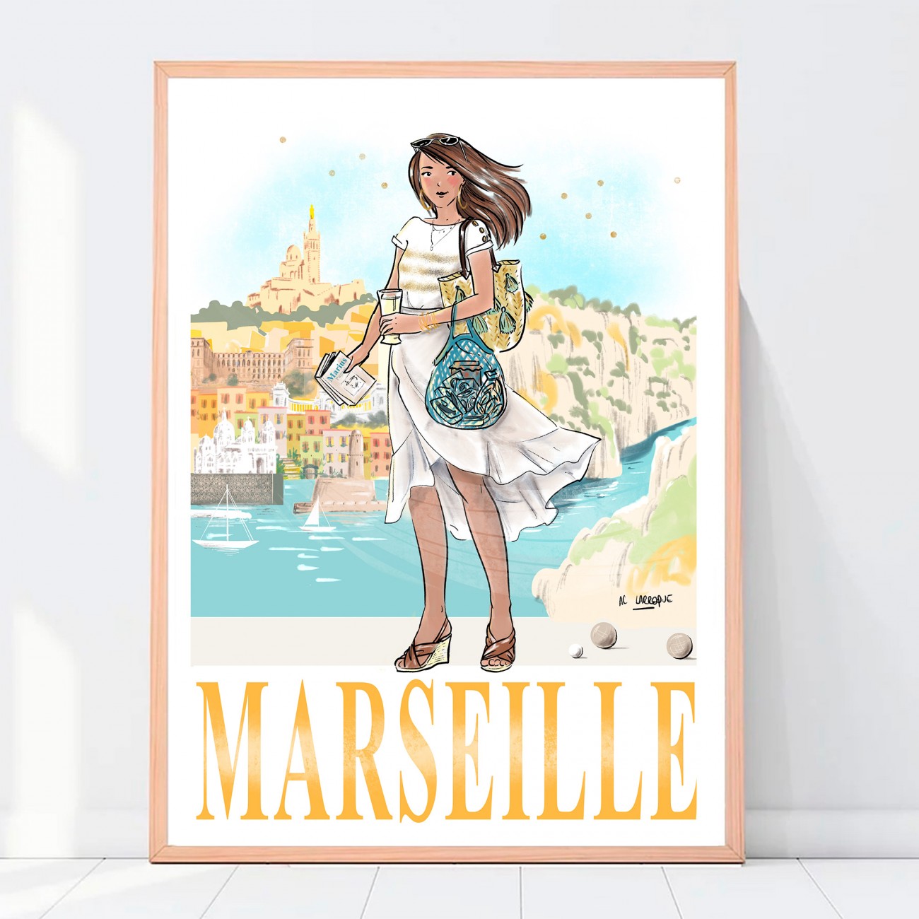 Affiche A3 Marseille Affiche A3 Marseille