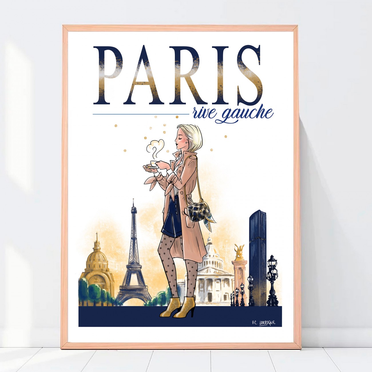 Affiche Paris Rive gauche Affiche Paris Rive gauche