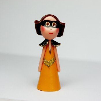 Super héroïne orange 