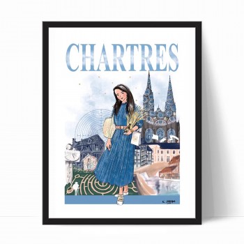 Affiche Chartres 
