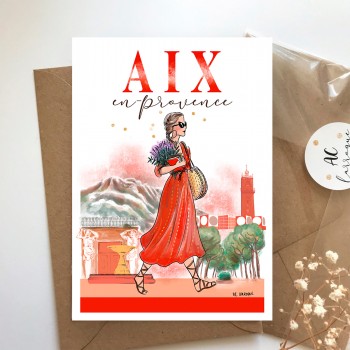 Carte Aix en Provence 