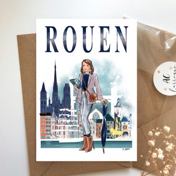 Carte Rouen 