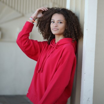 Hoodie STAY WILD Red Cherry 