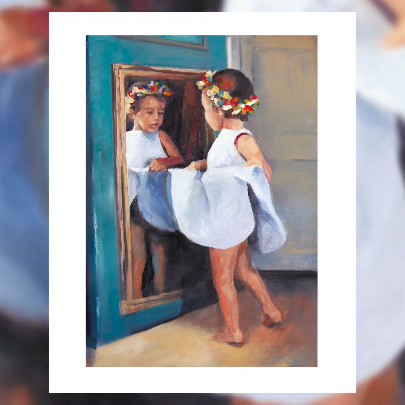 Carte postale "Miroir miroir"